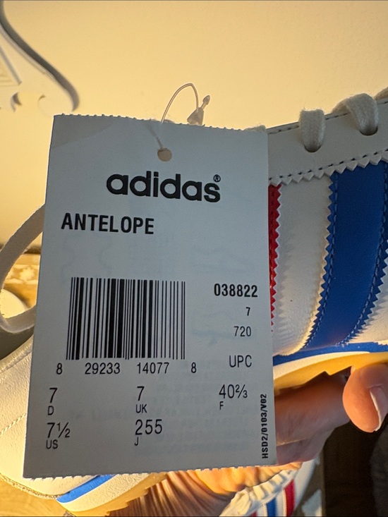 Adidas Antelope Sneakers 7.5 men New in Box
